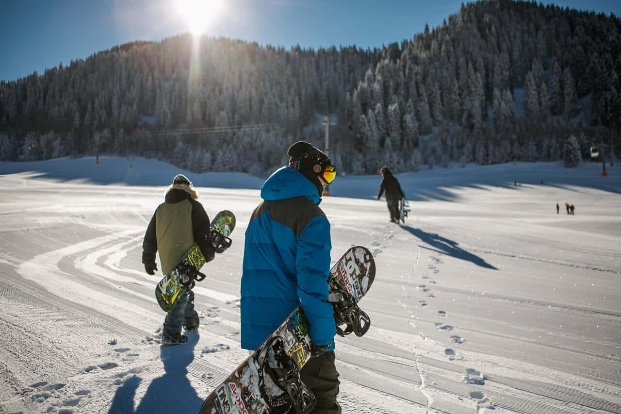 4 snowboarding